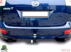 ТСУ для Mazda 5 (CR19) минивен 2005-2010 без выреза бампера. Нагрузки 1500/75 кг, масса фаркопа 15,5 кг